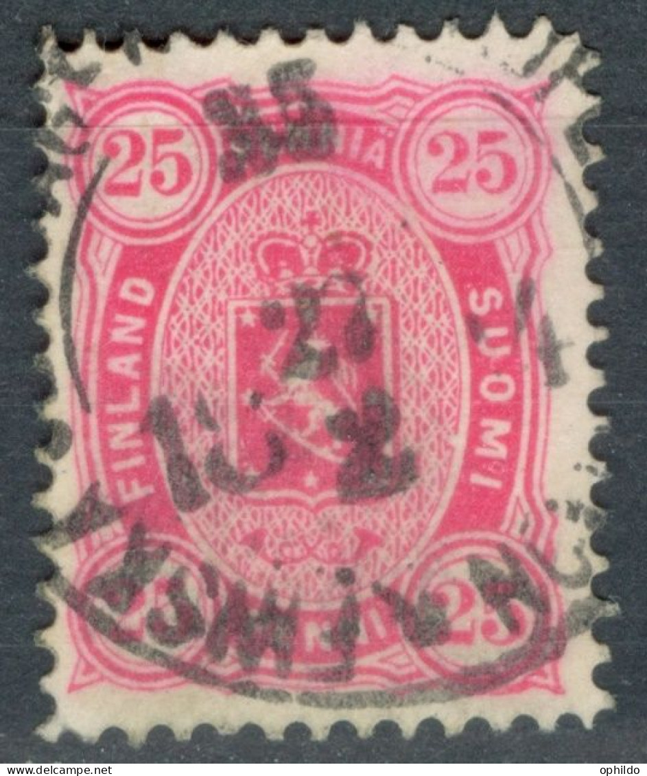 Finlande    Yvert  17  Ou Michel  17Byb   Ob  TB       - Used Stamps
