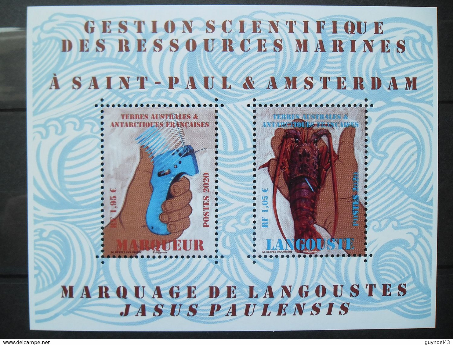 TAAF 2020 Y/T N° F927 " Marquage De Langoustes " Neuf*** - Unused Stamps