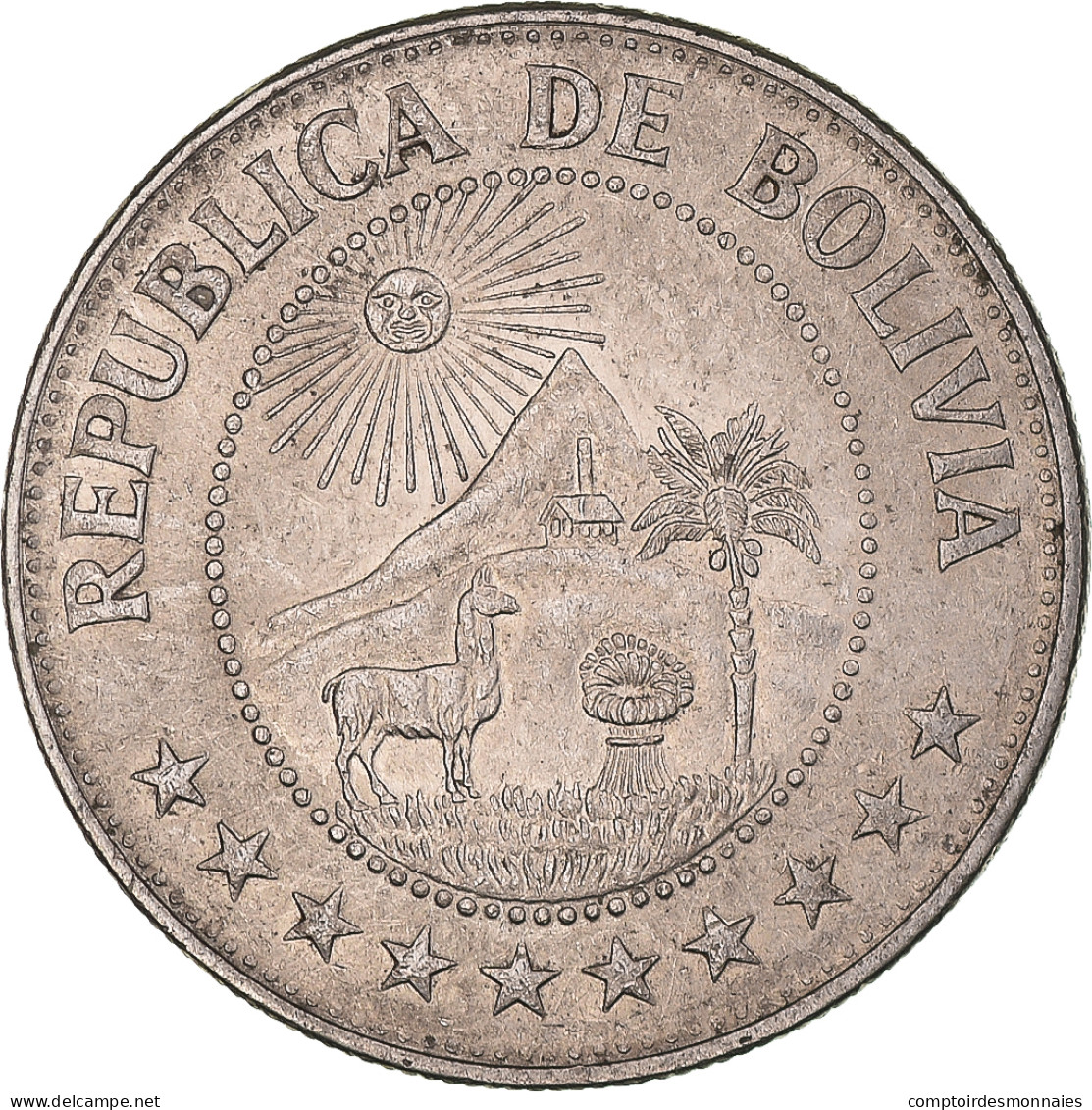 Monnaie, Bolivie, Peso Boliviano, 1972 - Bolivië