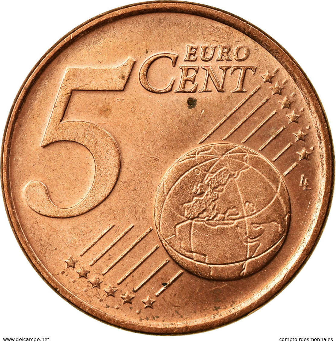Grèce, 5 Euro Cent, 2002, TTB, Copper Plated Steel, KM:183 - Grecia