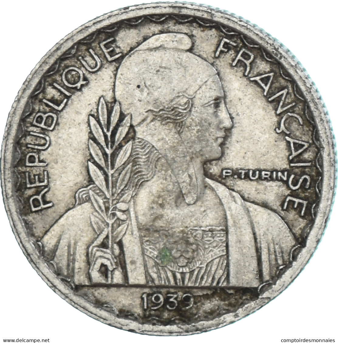 Monnaie, Indochine Française, 10 Cents, 1939 - Andere & Zonder Classificatie