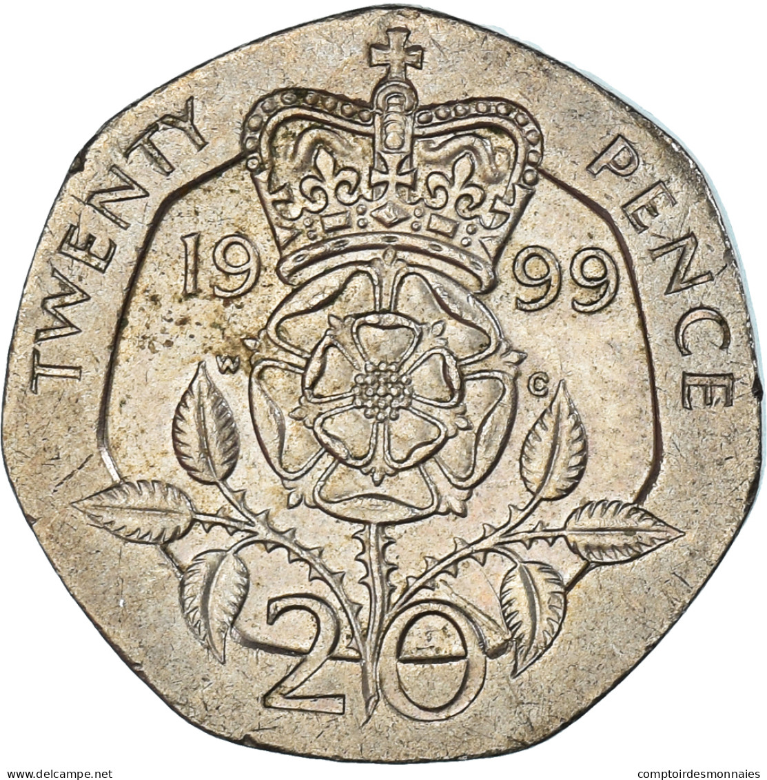 Monnaie, Grande-Bretagne, 20 Pence, 1999 - 20 Pence