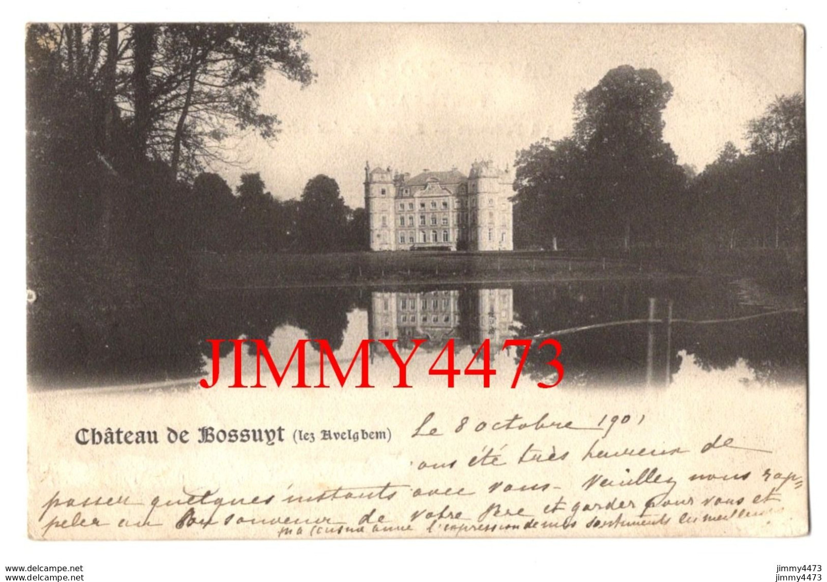 Château De Bossuit En 1901 ( Les Alvelghem ) Flandre Occidentale Belgique - - Avelgem