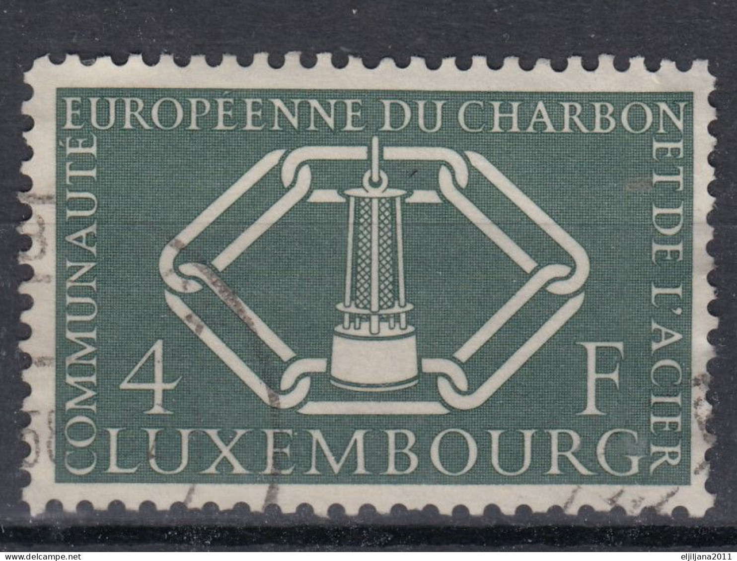 ⁕ LUXEMBOURG 1956 ⁕ Montanunion Mi.554 ⁕1v Used - Used Stamps