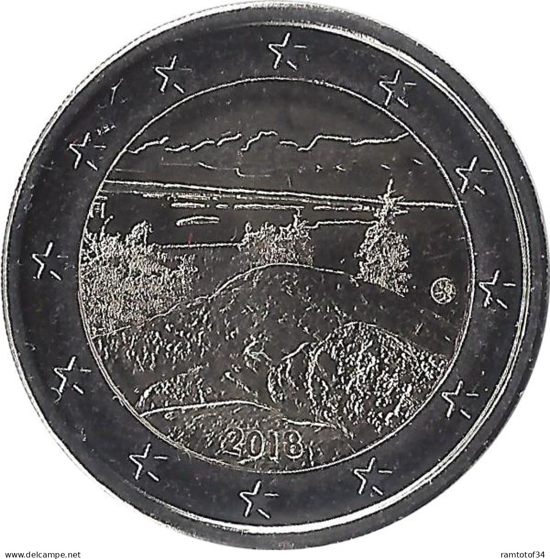 2018 FINLANDE - 2 Euros Commémorative - Nature Finlandaise - Finlandia