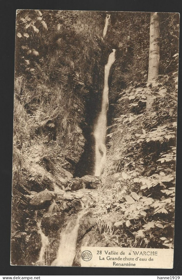 Robertville Vallée De La Warche La Grande Chute D'eau De Renarstène Cachet 1925 Sourbrodt Htje - Elsenborn (Kamp)