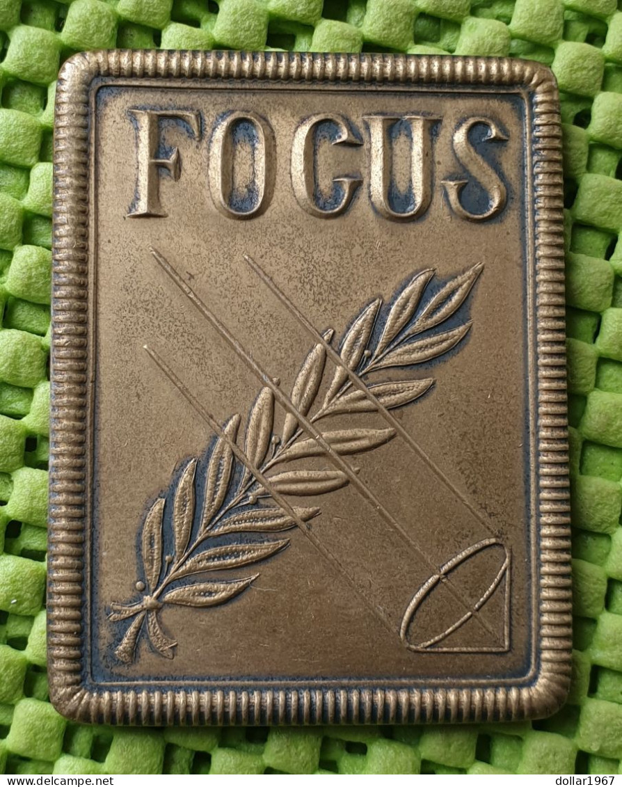 Medaile : Penning Focus 4e Prijs - Kleuren 1958 - H. Cohn.  . -  Original Foto  !!  Medallion  Dutch - Autres & Non Classés