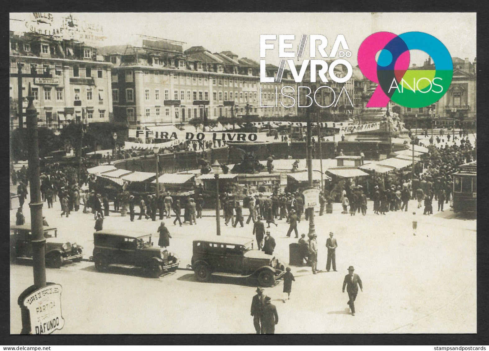 Portugal Entier Postal Feira Do Livro De Lisboa 90 Ans Salon Du Livre De Lisbonne 2020 Stationery Lisbon Book Fair - Postal Stationery