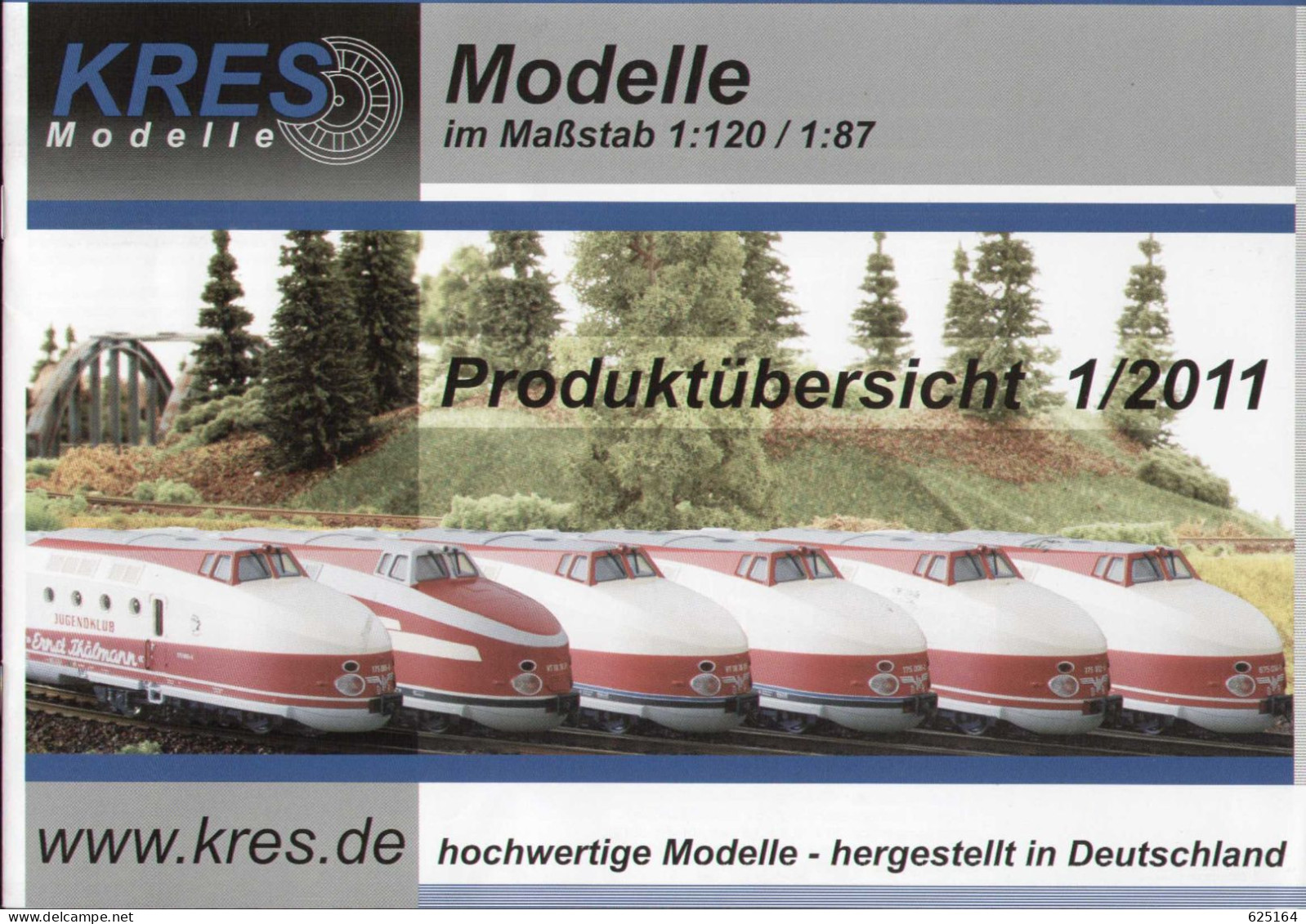 Catalogue KRES-MODELLE 2011.1 Produktübersicht Spur TT 1:120 / H0 1:87 - Alemania