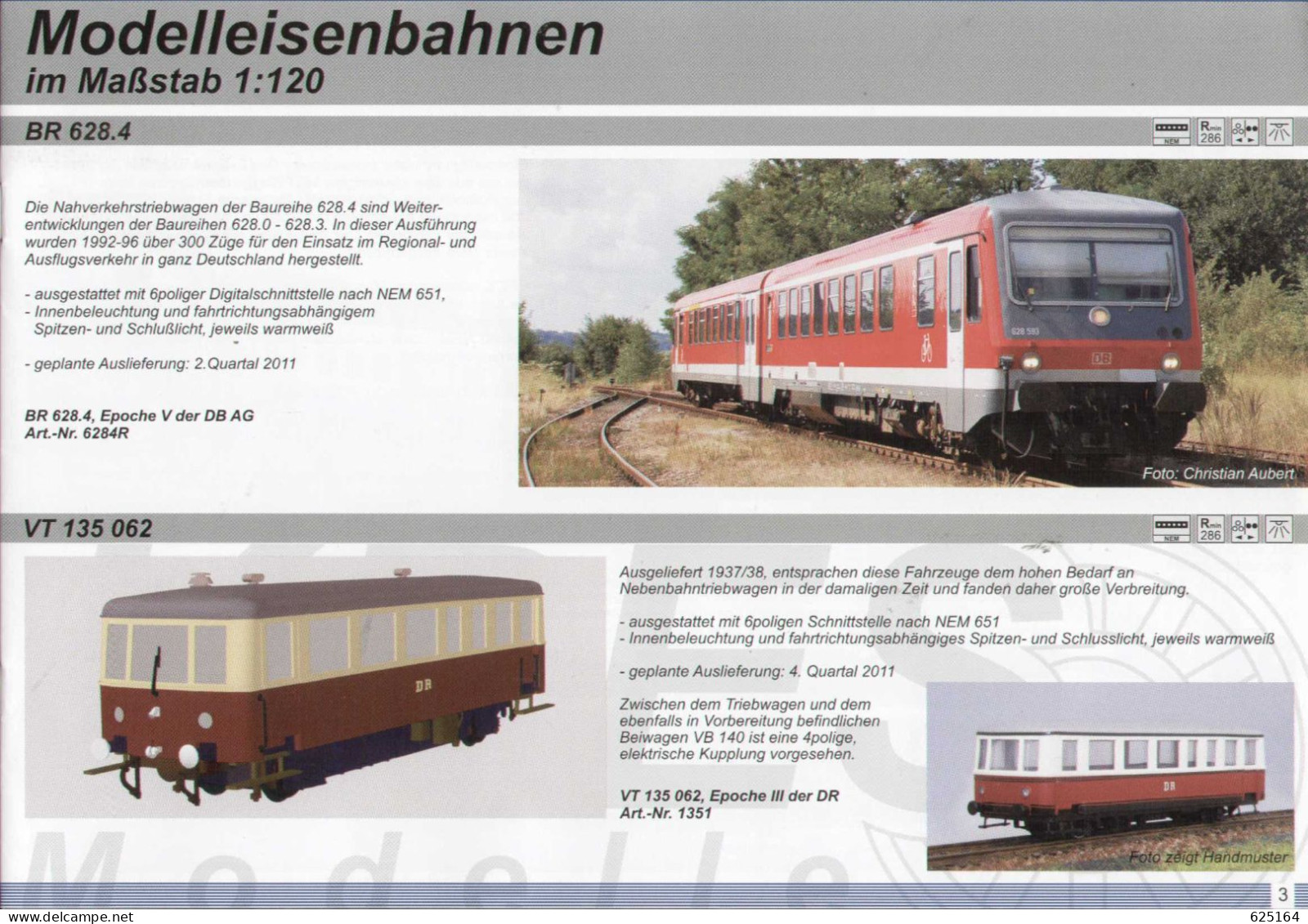 Catalogue KRES-MODELLE 2011.1 Produktübersicht Spur TT 1:120 / H0 1:87 - Allemand