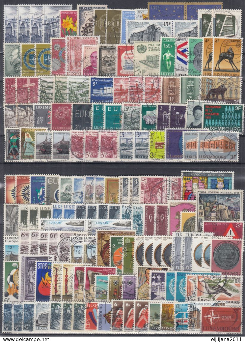 ⁕ LUXEMBOURG 1939 - 1983 ⁕ Nice Collection / Lot ⁕ 155v Used Stamps - See All Scans - Collections