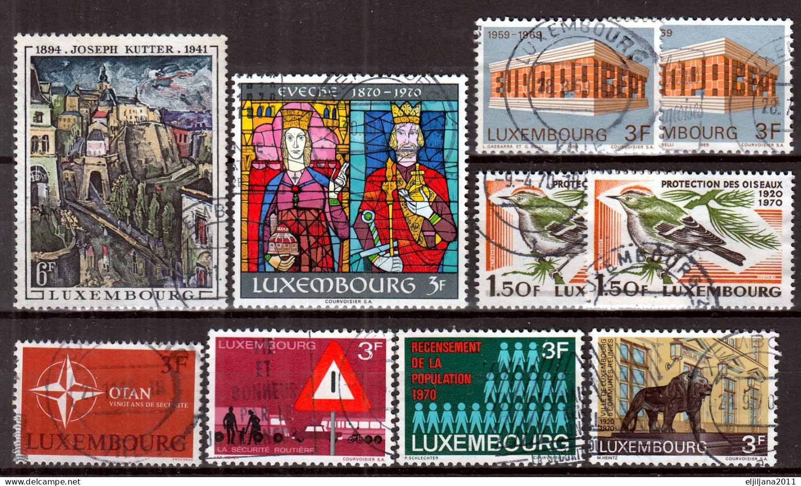 ⁕ LUXEMBOURG 1939 - 1983 ⁕ nice collection / lot ⁕ 155v used stamps - see all scans