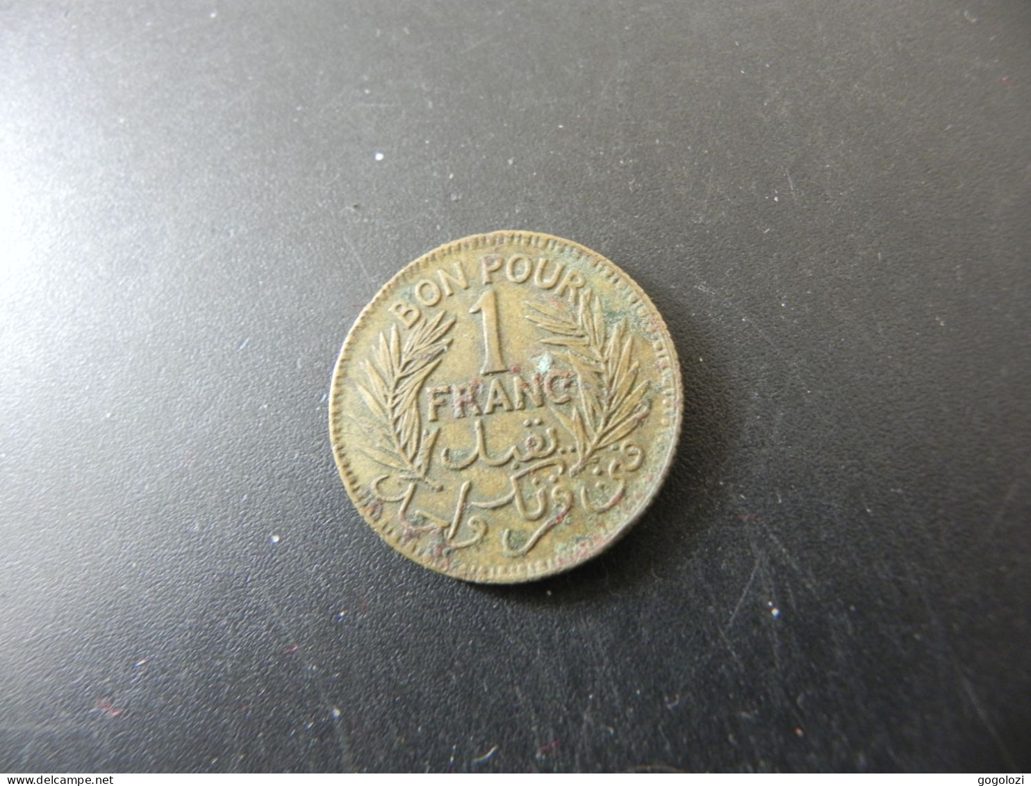 Tunisia 1 Franc 1945 - Túnez