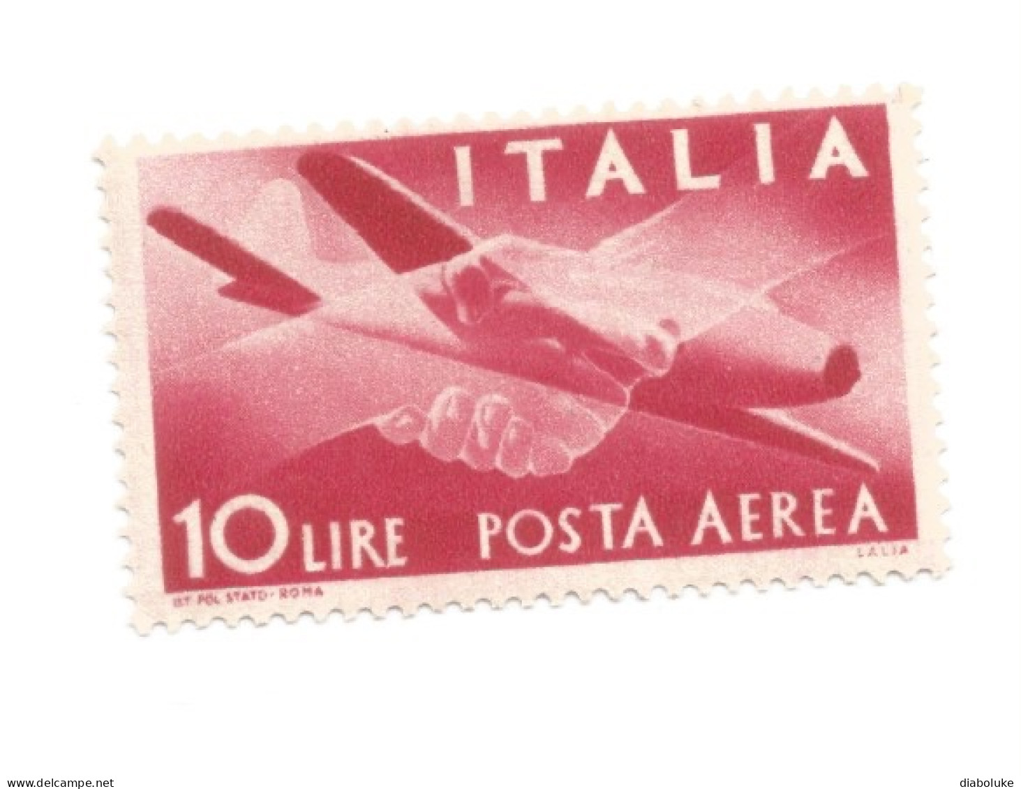 (REPUBBLICA ITALIANA) 1945, DEMOCRATICA, 5L, 10L - Francobolli Nuovi - Luftpost