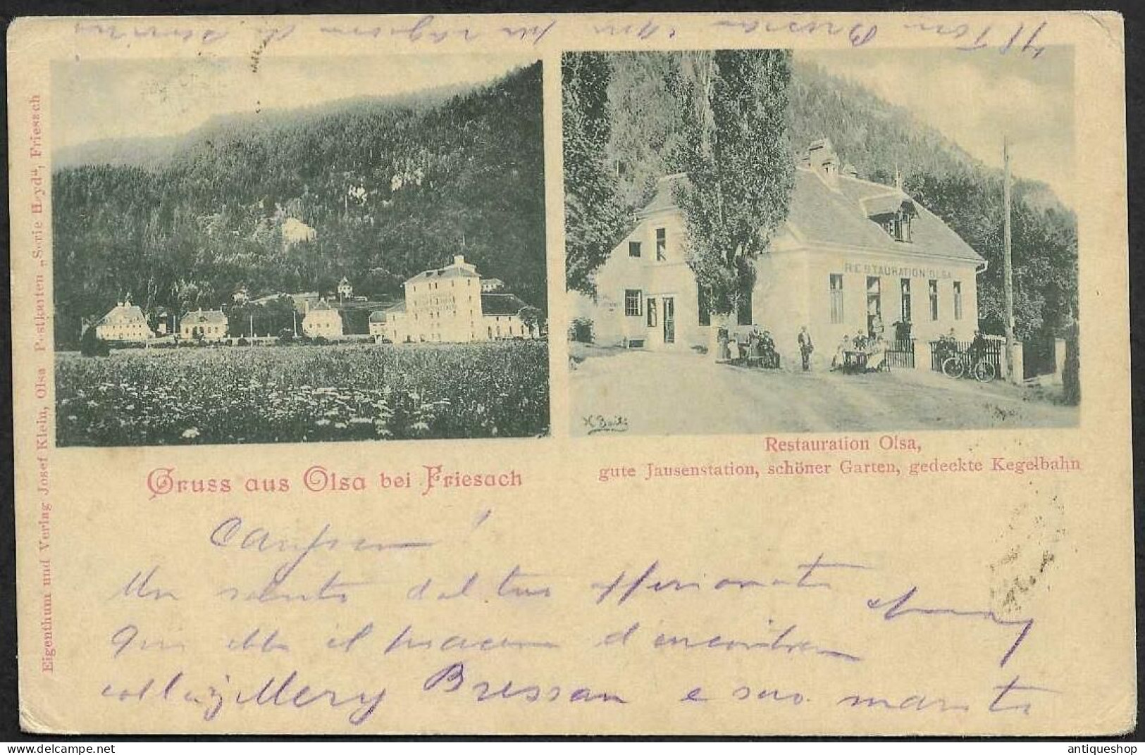 Austria-----Olsa Bei Friesach------old Postcard - Friesach
