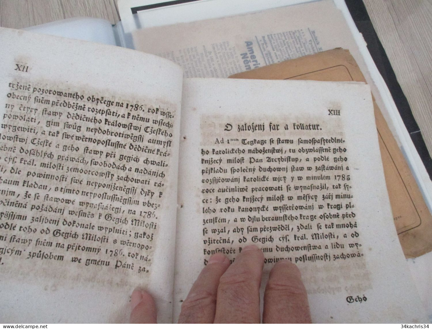 Tchéquie Tchécoslovaquie rare ensemble de livres populaires anciens dont religieux