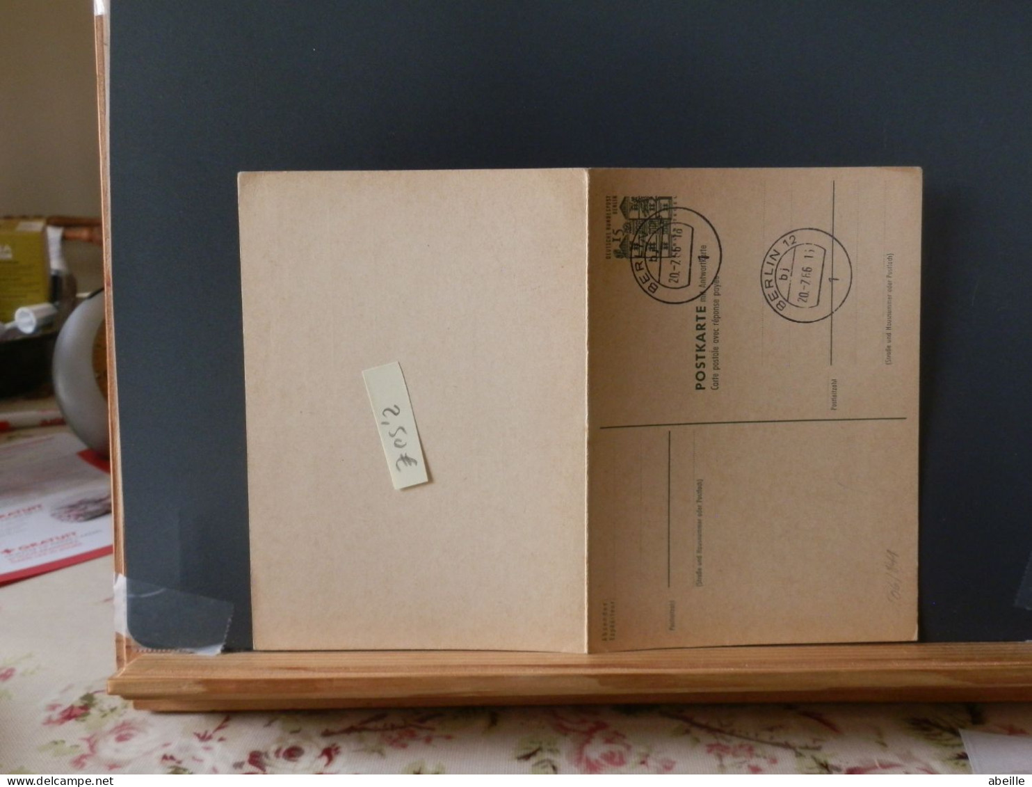 106/841   CP  ALLEMAGNE  1966 MIT ANTWORT - Cartes Postales - Oblitérées