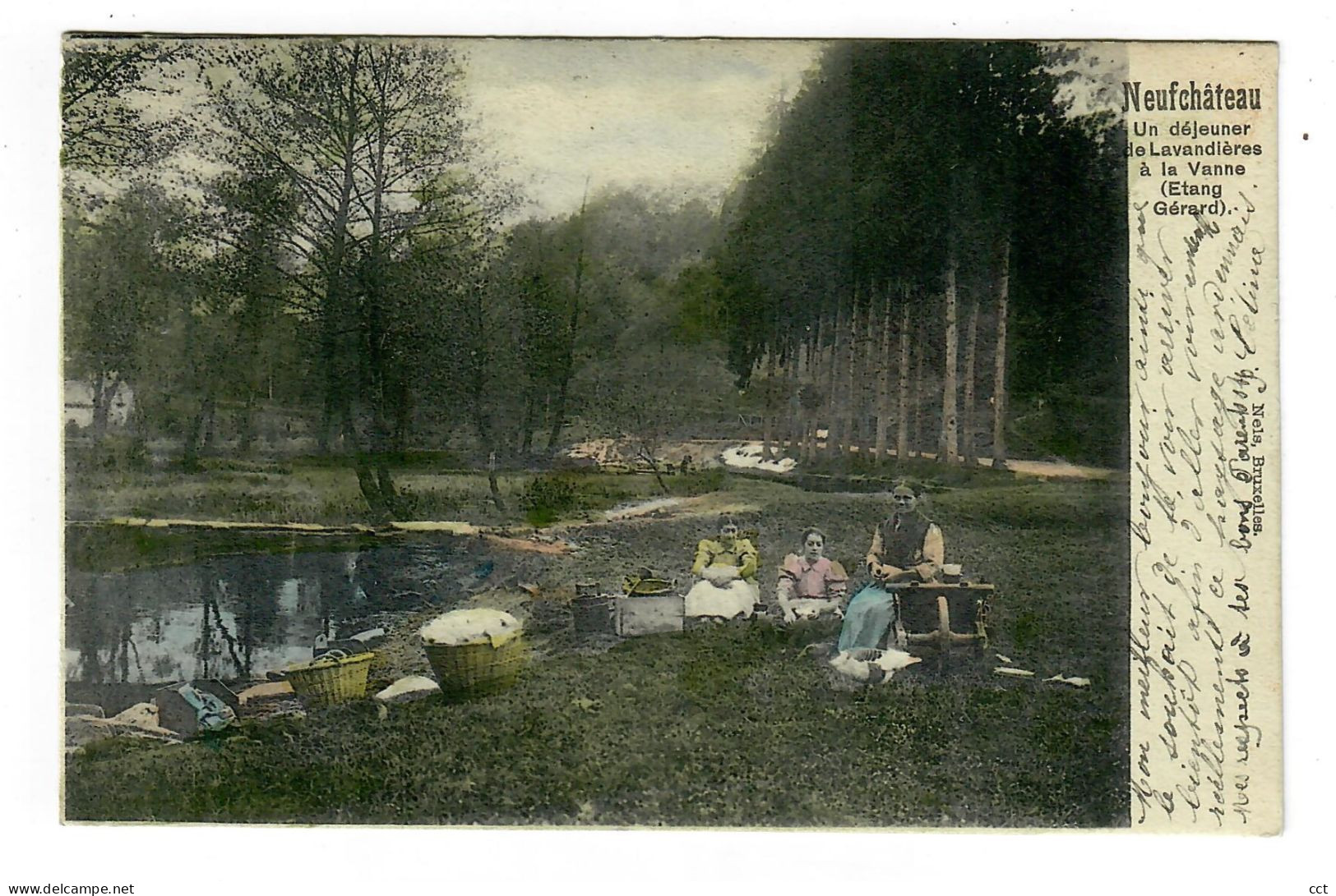 Neufchâteau   Un Déjeuner De Lavandières à La Vanne (Etang Gérard)   Edit Nels  COULEUR - Neufchateau