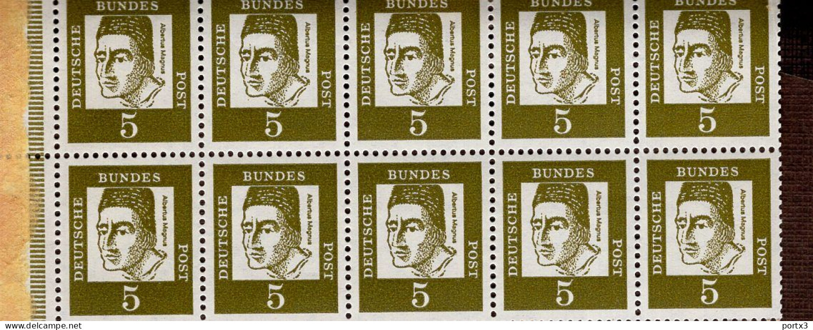 Heftchenblatt Bund 12 Graf Von Bollstädt MNH **postfrisch Neuf (1) - 1951-1970