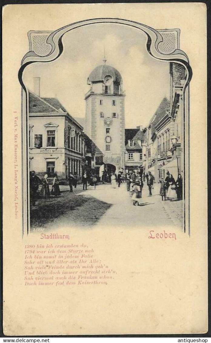 Austria-----Leoben-----old Postcard - Leoben