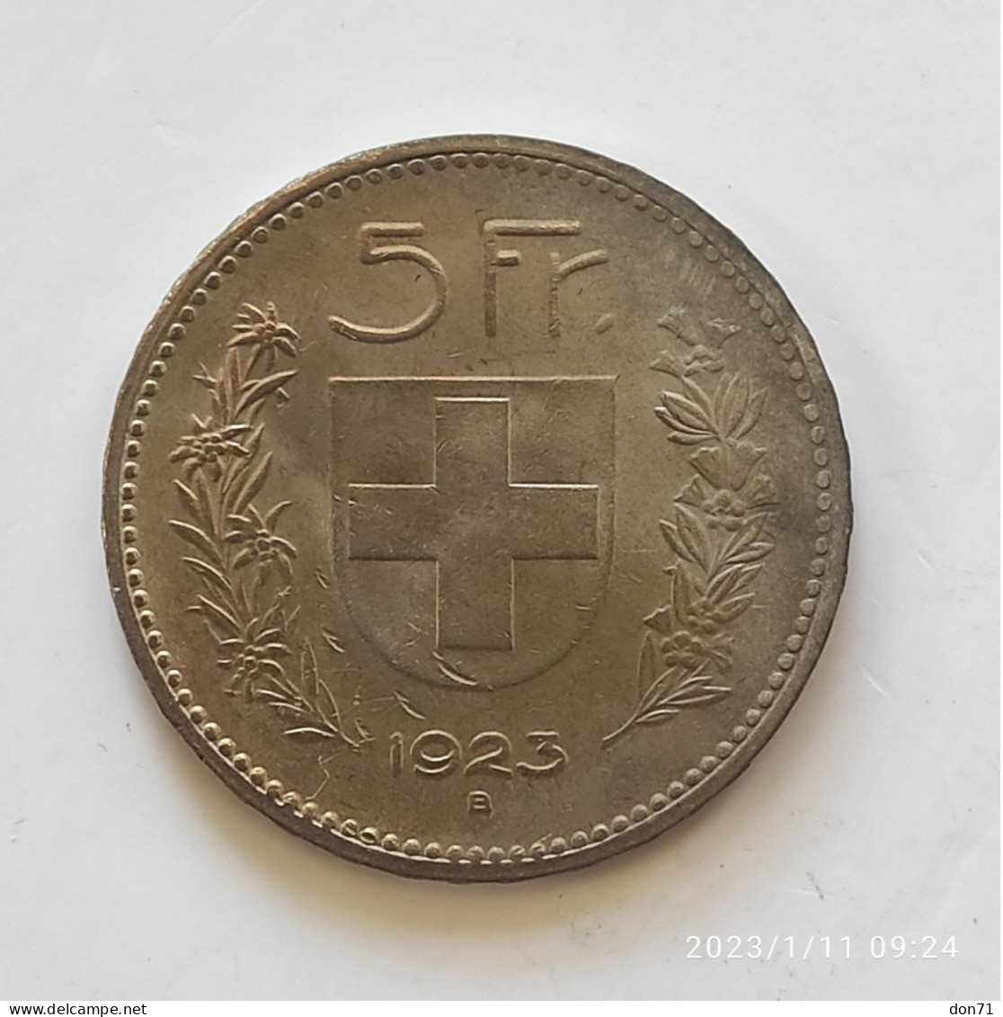 Svizzera - 5 Franchi 1923 - Bern