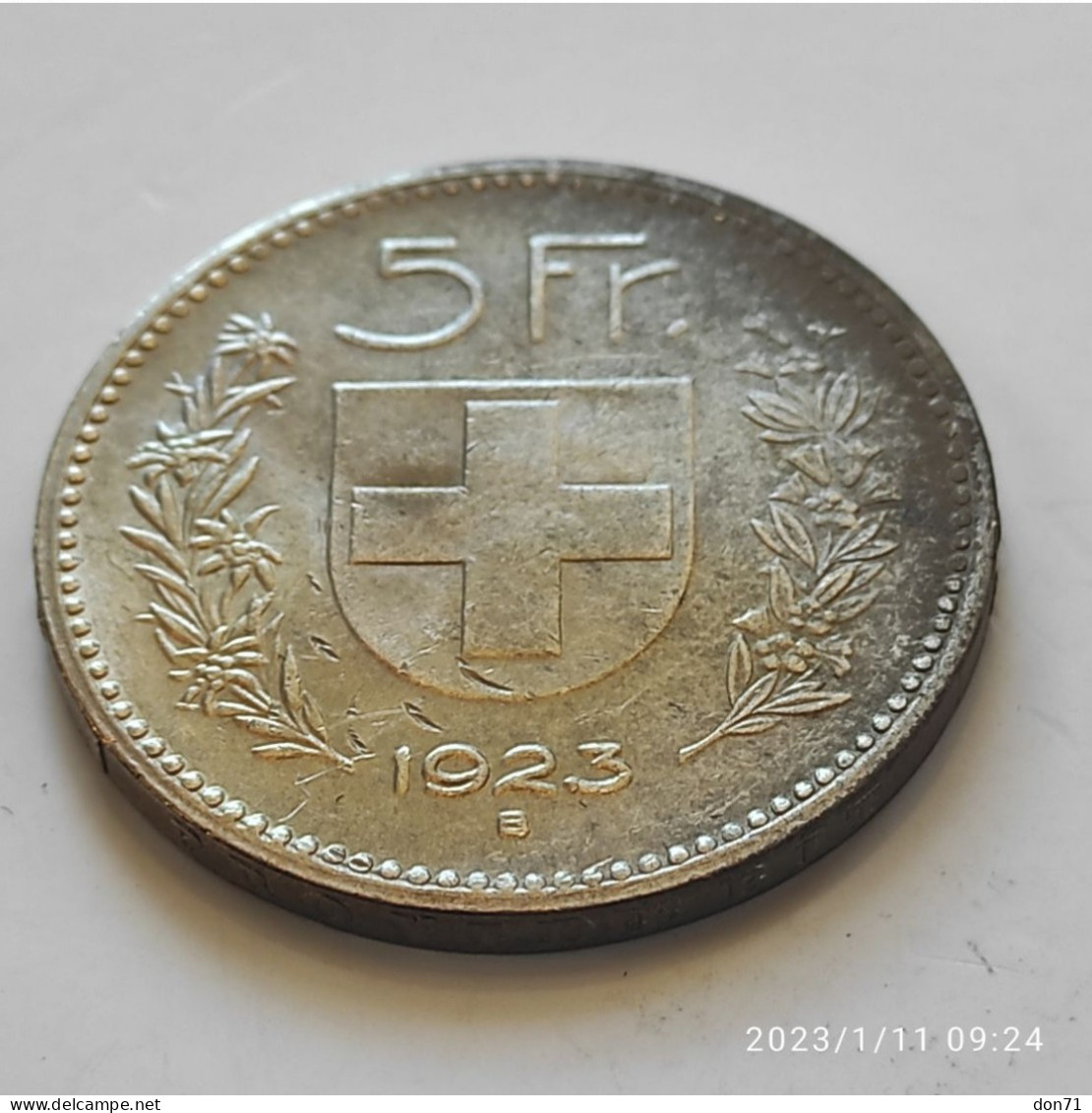 Svizzera - 5 Franchi 1923 - Bern