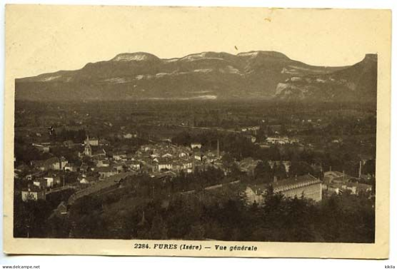 CPA 9 X 14  Isère FURES  Vue Générale - Tullins