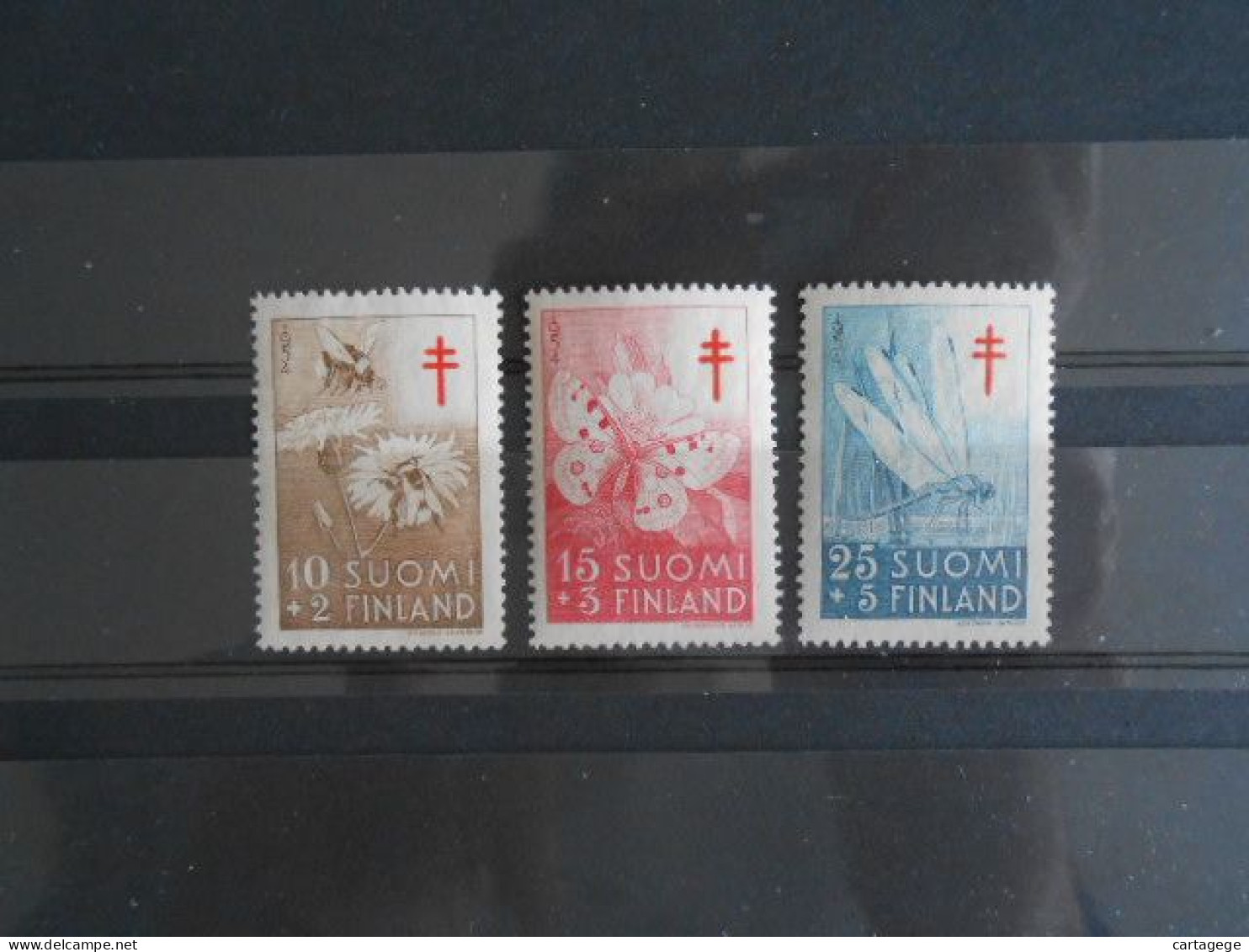 FINLANDE YT 417/419 AU PROFIT DES OEUVRES ANTITUBERCULEUSES** - Unused Stamps