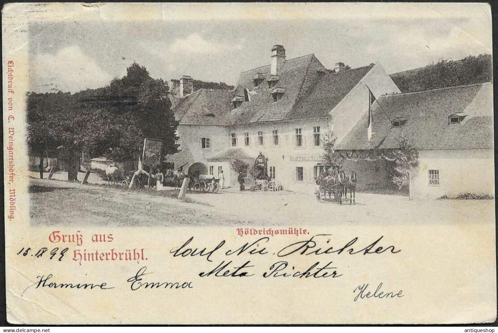 Austria-----Hinterbruhl-----old Postcard - Mödling