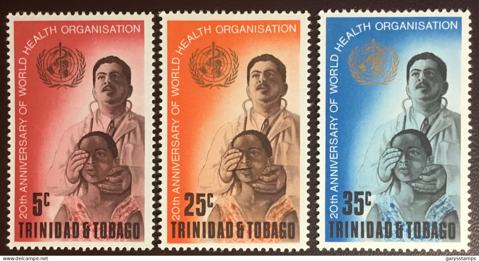 Trinidad & Tobago 1968 WHO MNH - Trinité & Tobago (1962-...)