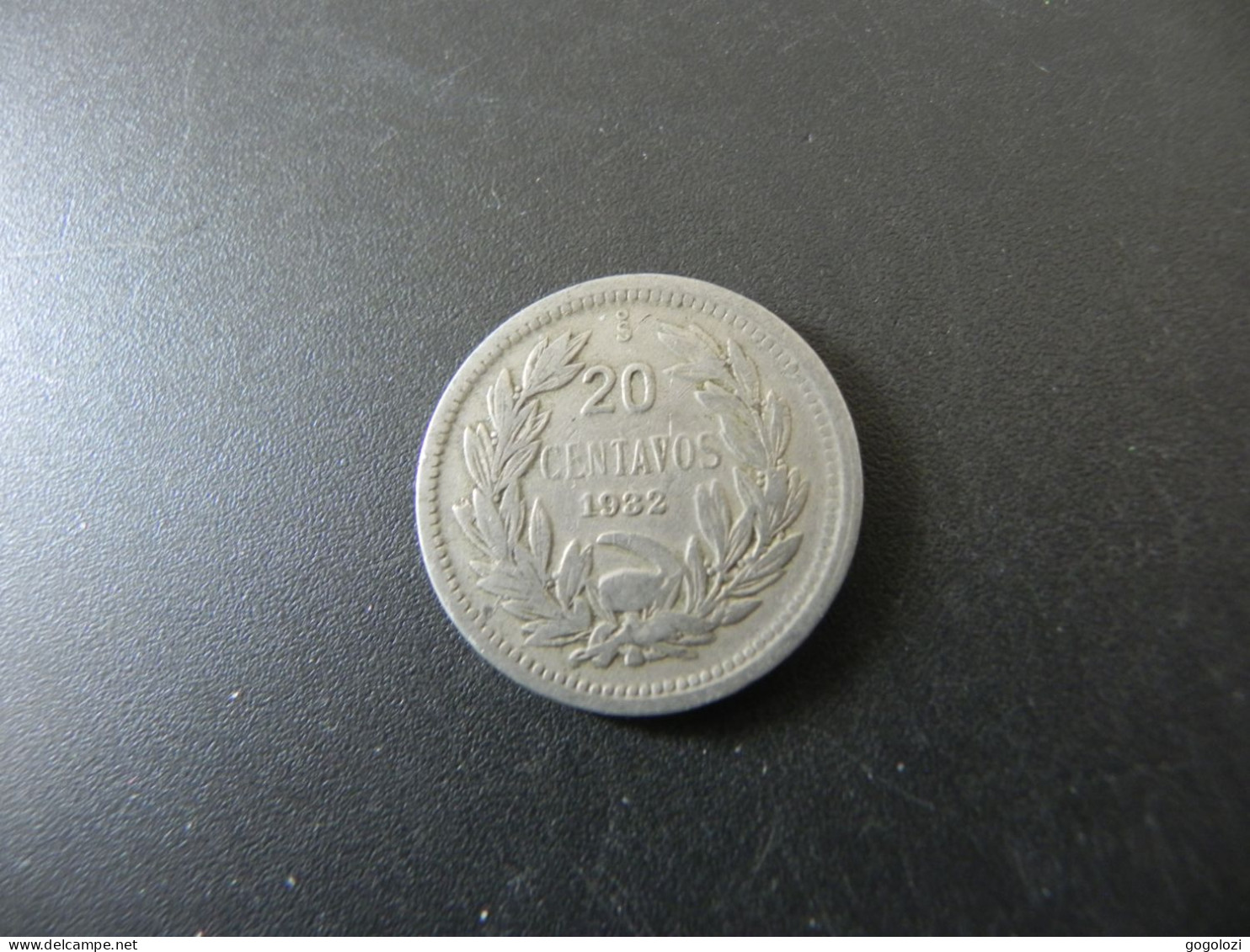 Chile 20 Centavos 1932 - Chile