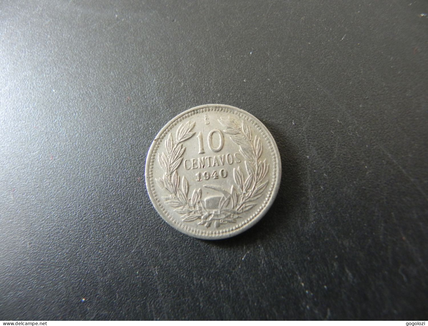 Chile 10 Centavos 1940 - Chile