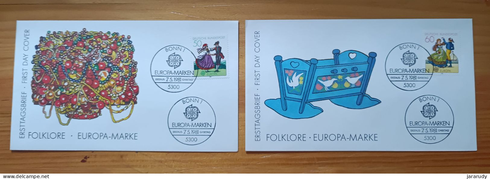 ALEMANIA EUROPA CEPT 1981 FDC/SPD MNH - 1981-1990