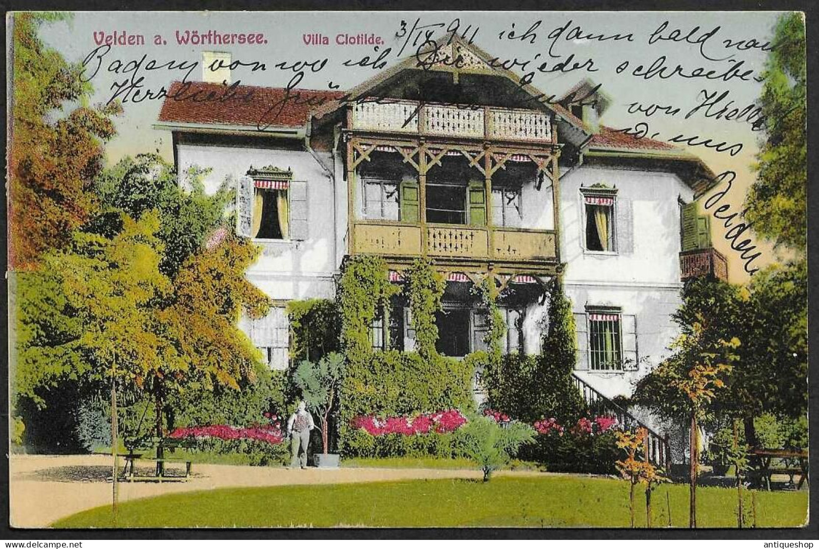 Austria-----Velden Am Worthersee------old Postcard - Velden