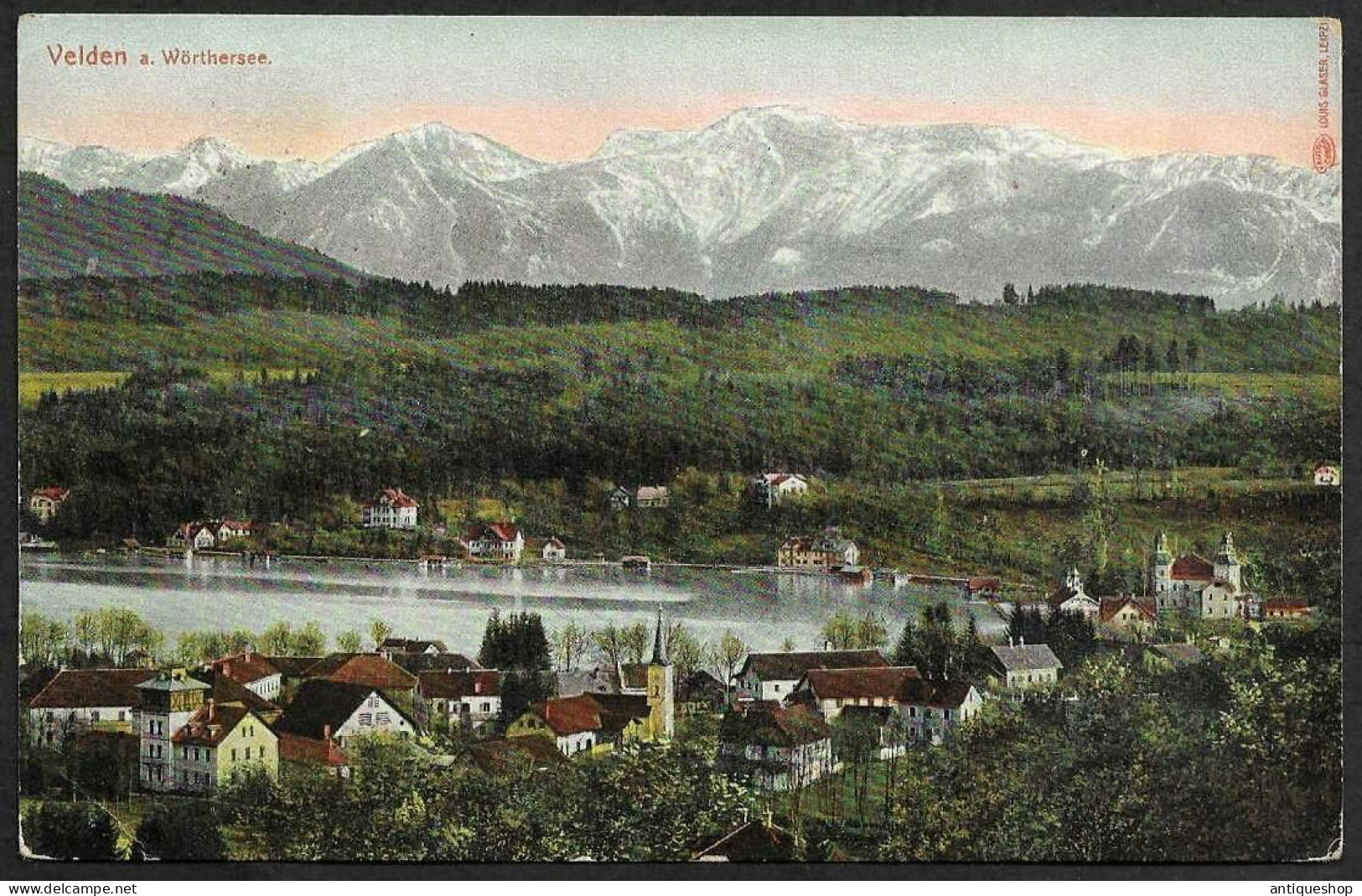 Austria-----Velden Am Worthersee------old Postcard - Velden