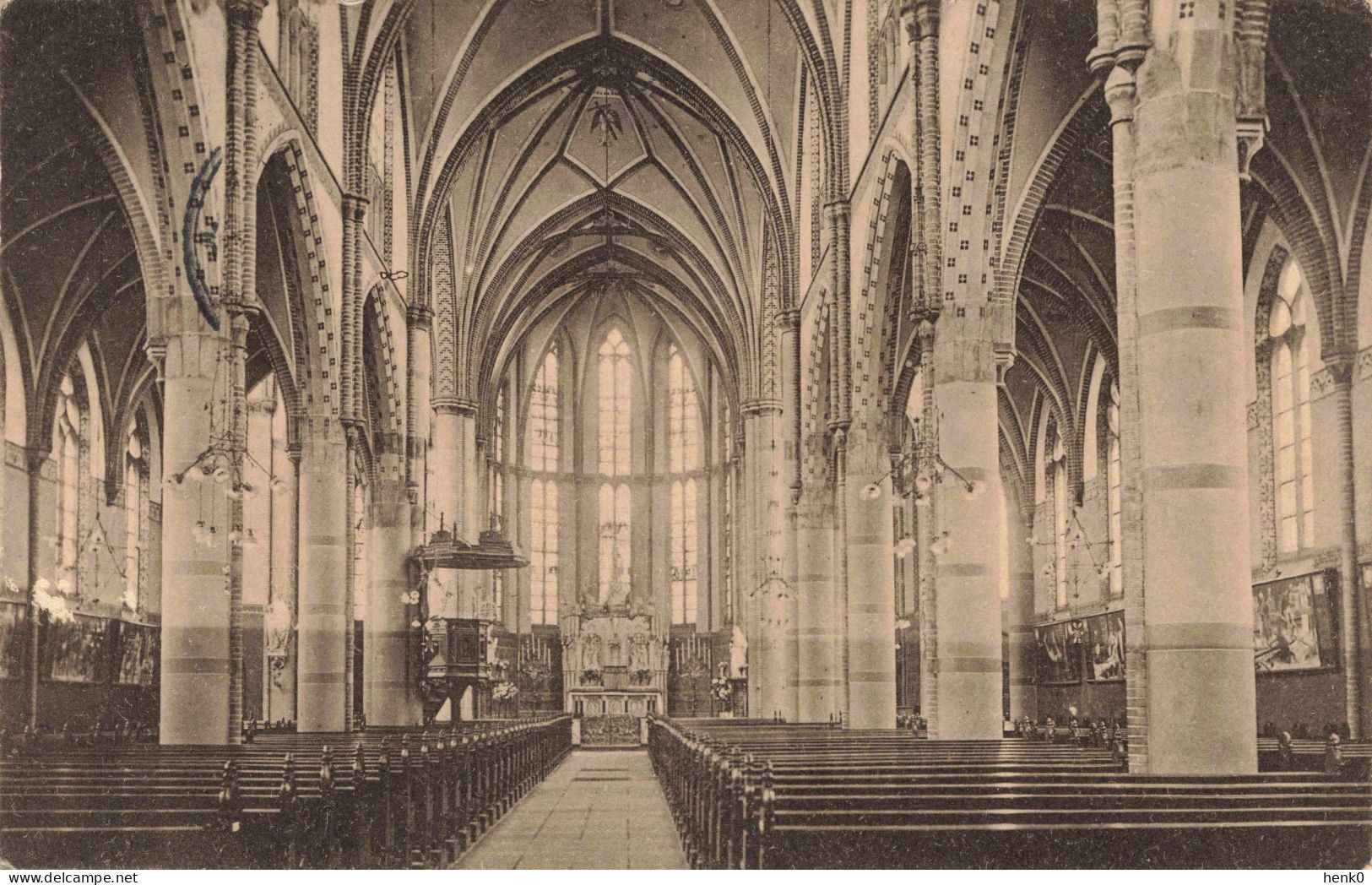 Almelo Interieur R.K. Kerk NP44 - Almelo