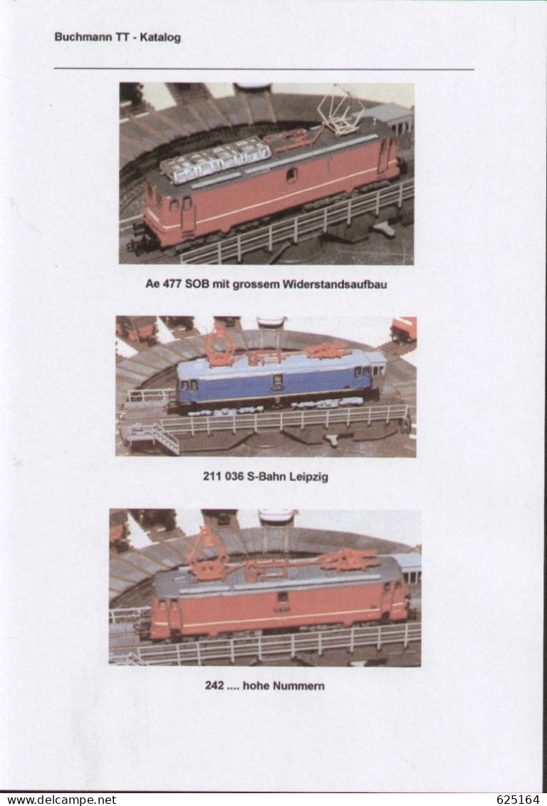 Catalogue BUCHMANN ALFRED 2003 Gesamtkatalog Spur TT 1:120 (Tillig) - German