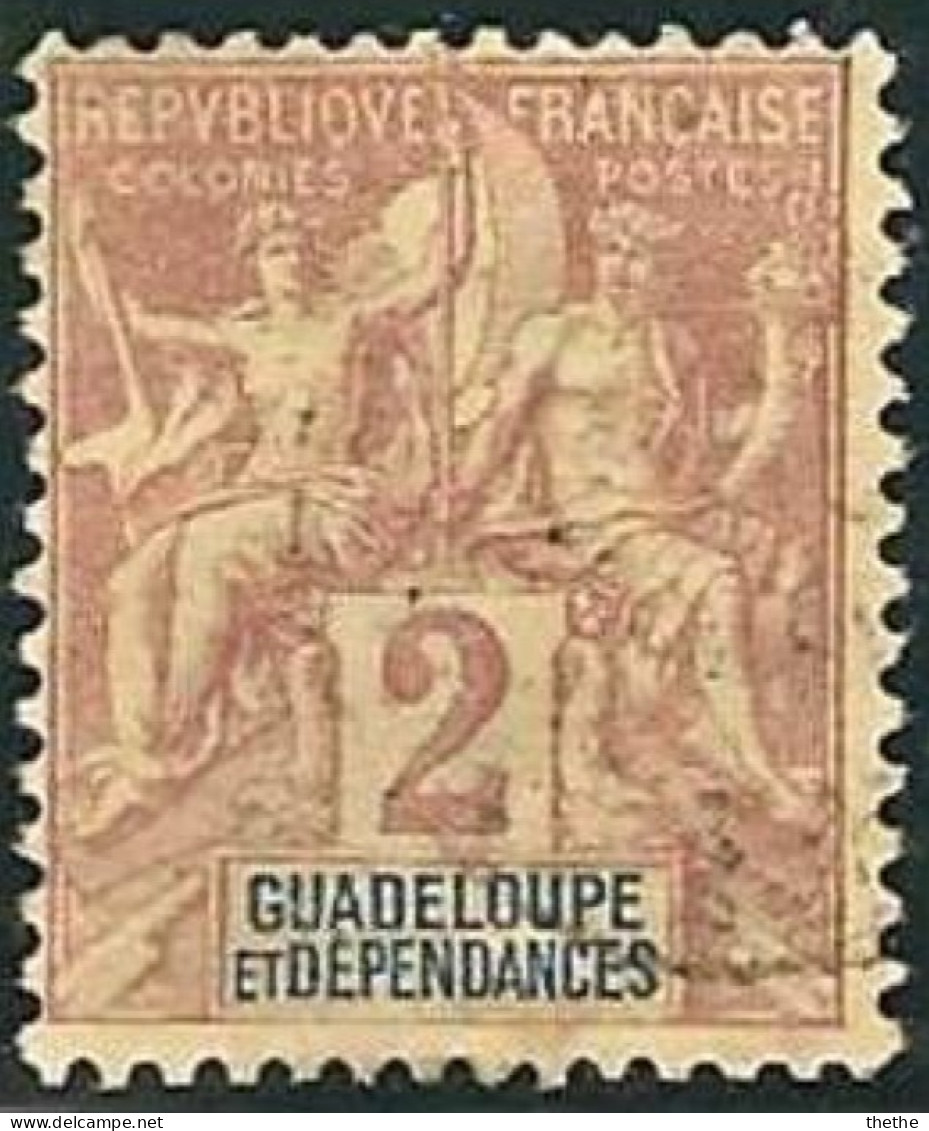 GUADELOUPE - Type Groupe - Gebraucht