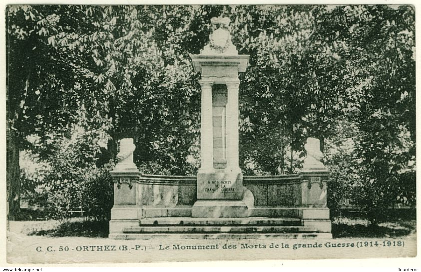 64 - B55729CPA - ORTHEZ - Le Monument Des Morts - Très Bon état - PYRENEES-ATLANTIQUES - Orthez