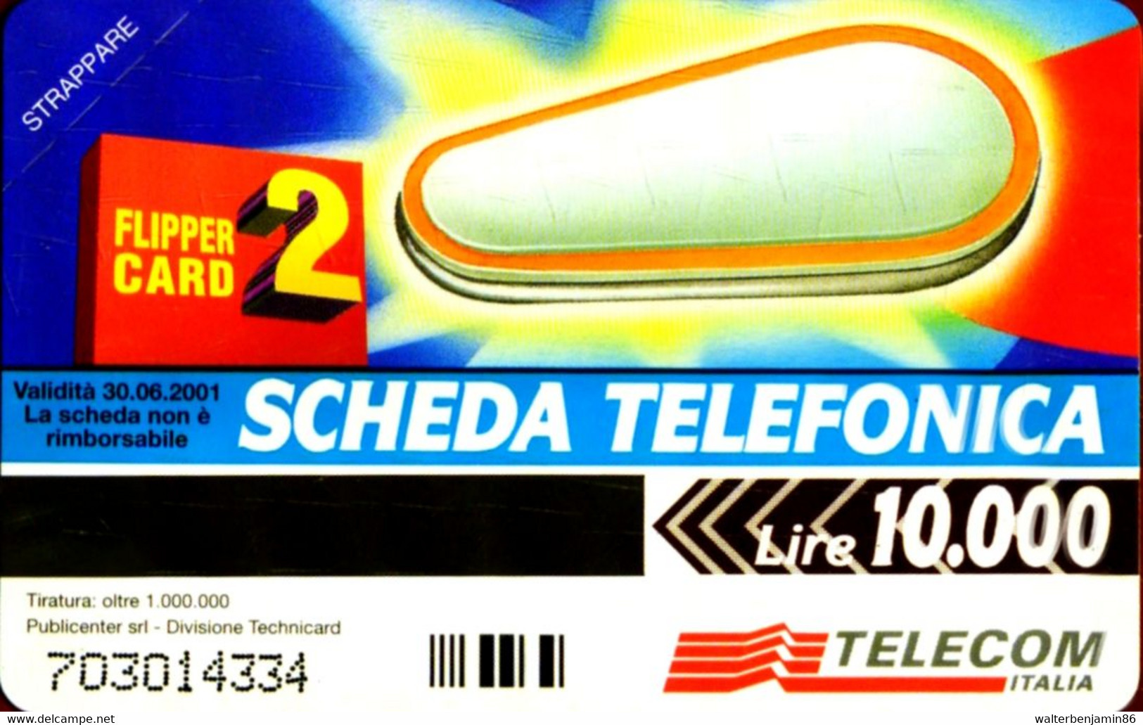 G 1007 C&C 3079 SCHEDA TELEFONICA NUOVA MAGNETIZZATA FLIPPER BONUS - Öff. Werbe-TK