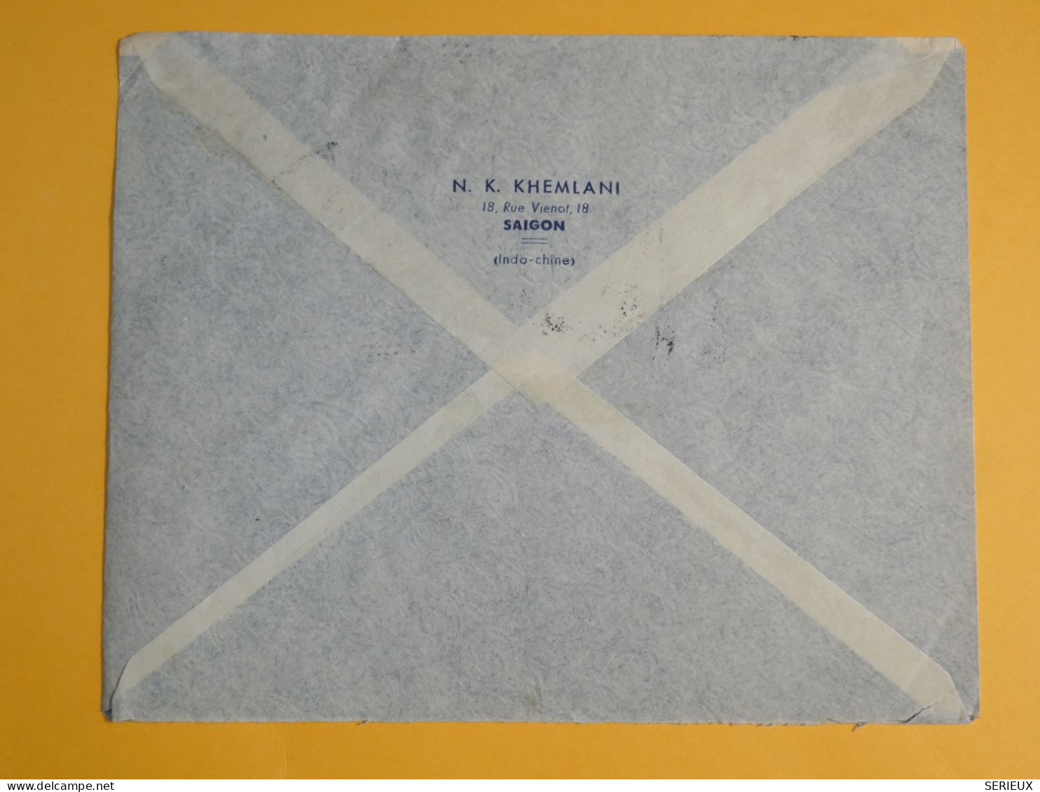 DM5 INDOCHINE   LETTRE  1933  SAIGON A BORDEAUX FRANCE   +BLOC DE 4 TP   + + AFF.   INTERESSANT+ + - Cartas & Documentos