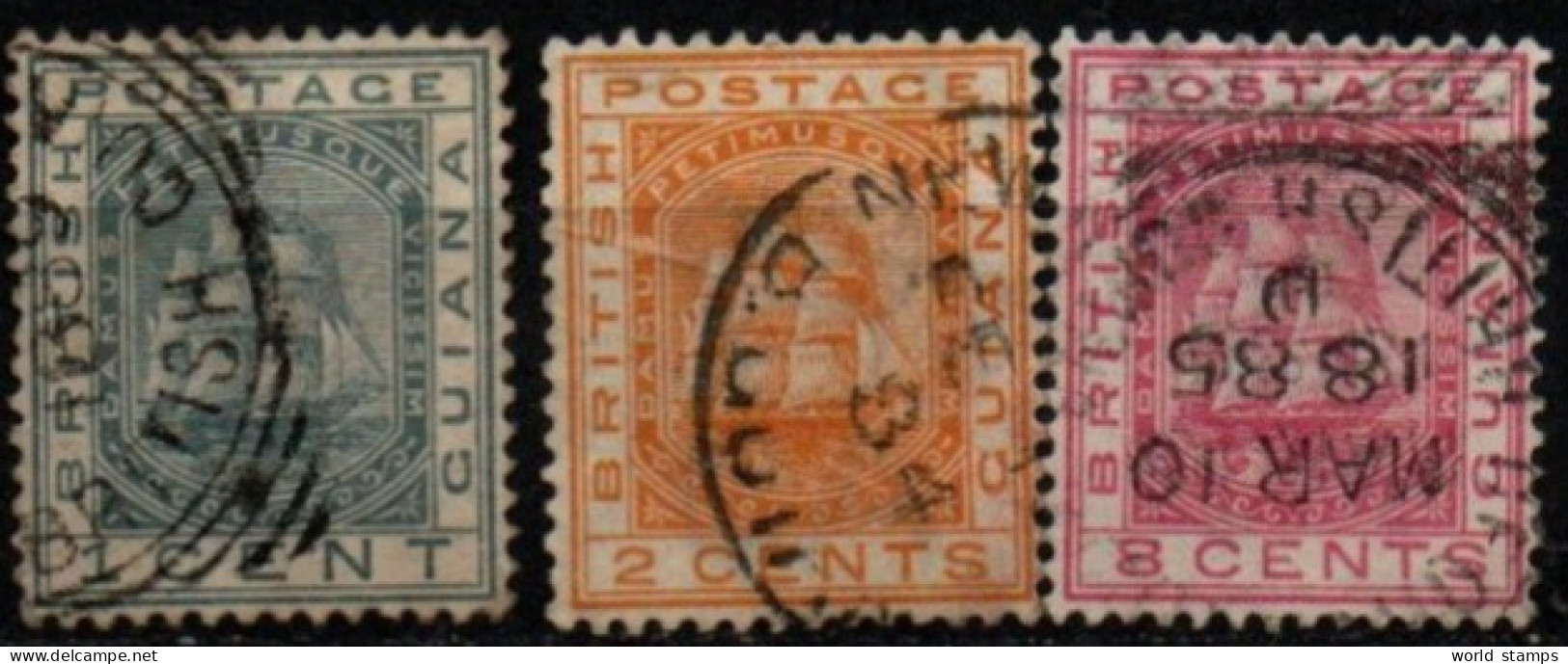 GUYANE BRIT. 1882 O - British Guiana (...-1966)