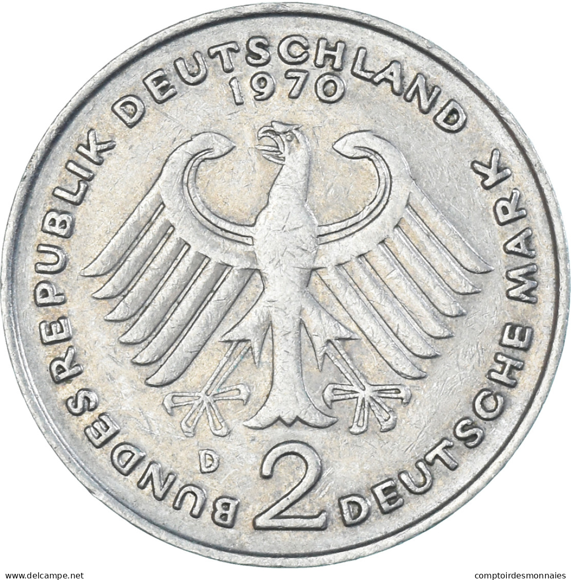 Monnaie, Allemagne, 2 Mark, 1970 - 2 Marcos