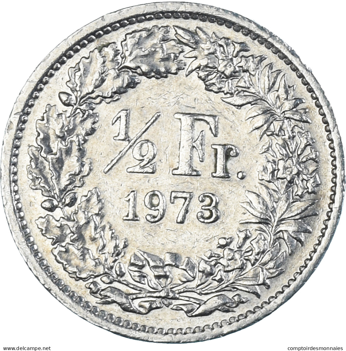 Monnaie, Suisse, 1/2 Franc, 1973 - Autres & Non Classés