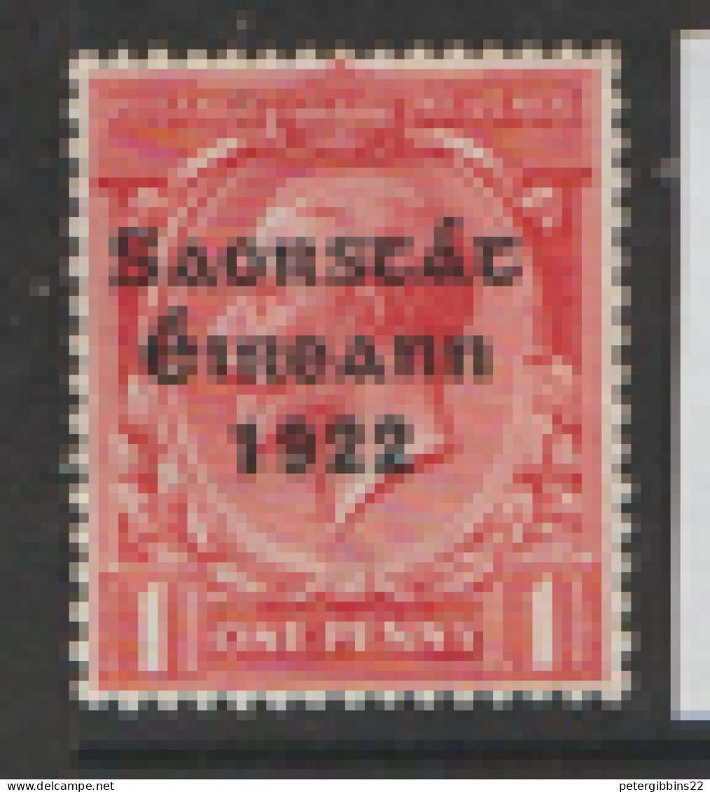 Ireland  1922 SG  53  1d Overprint  Mounted Mint - Ungebraucht