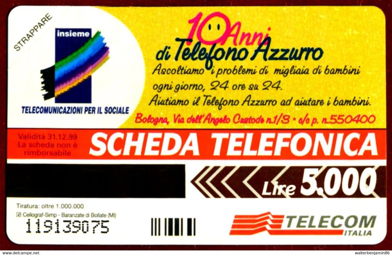 G 637 C&C 2703 SCHEDA TELEFONICA NUOVA MAGNETIZZATA TELEFONO AZZURRO - Public Advertising