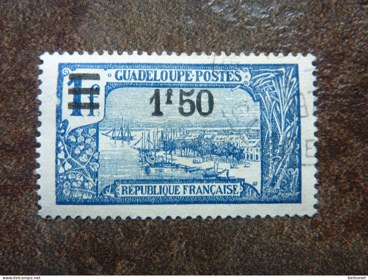 1927  Pointe à Pitre Surchargé 1F50  Sur 1F   Y&T=95      TBE - Used Stamps