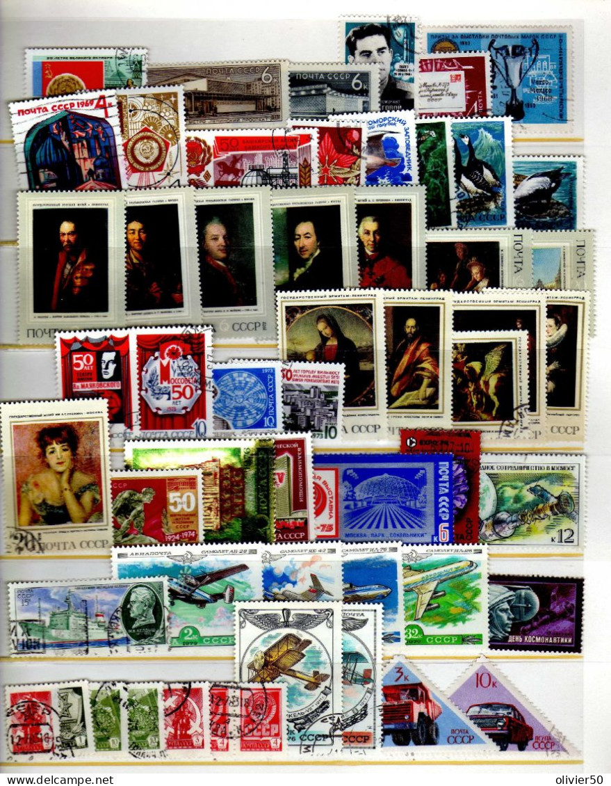 URSS - Celebrites - Tableaux - Aviation - Obliteres - Quelques Neufs* - MLH - Used Stamps