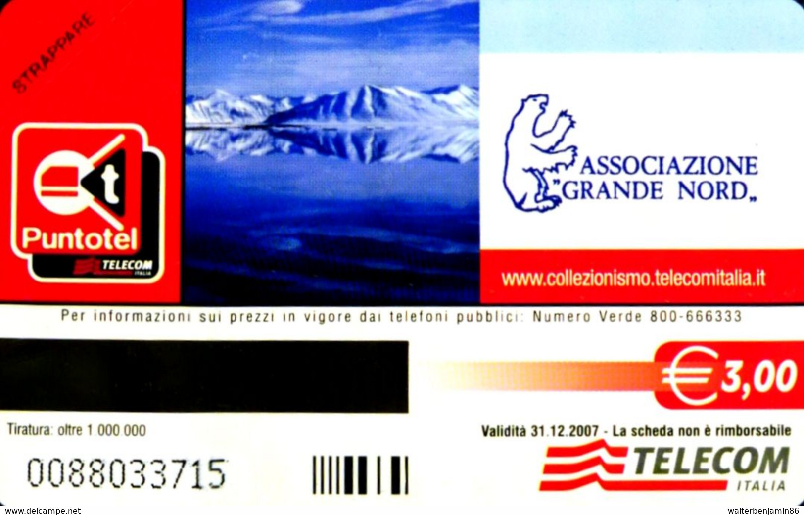 G 2243 745 C&C 4321 SCHEDA TELEFONICA NUOVA MAGNETIZZATA SVALBARD LIEFDEFJORDEN - Public Themes