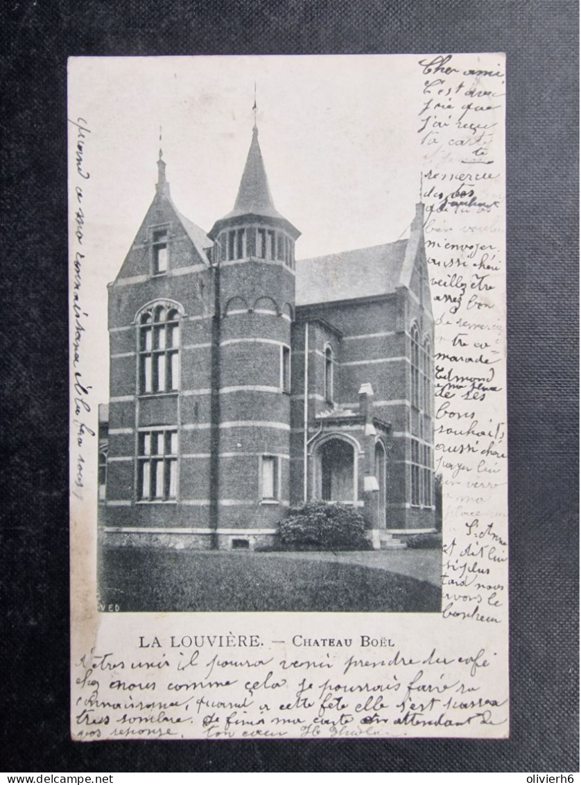 CP BELGIQUE (V1903) LA LOUVIERE (2 Vues) Château Boël 1903 - La Louvière